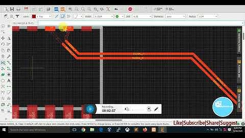 Differential Signal Routing :Eagle Auto desk