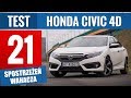 Honda Civic X 1.5 VTEC Turbo 182 KM Executive (2019) - TEST PL