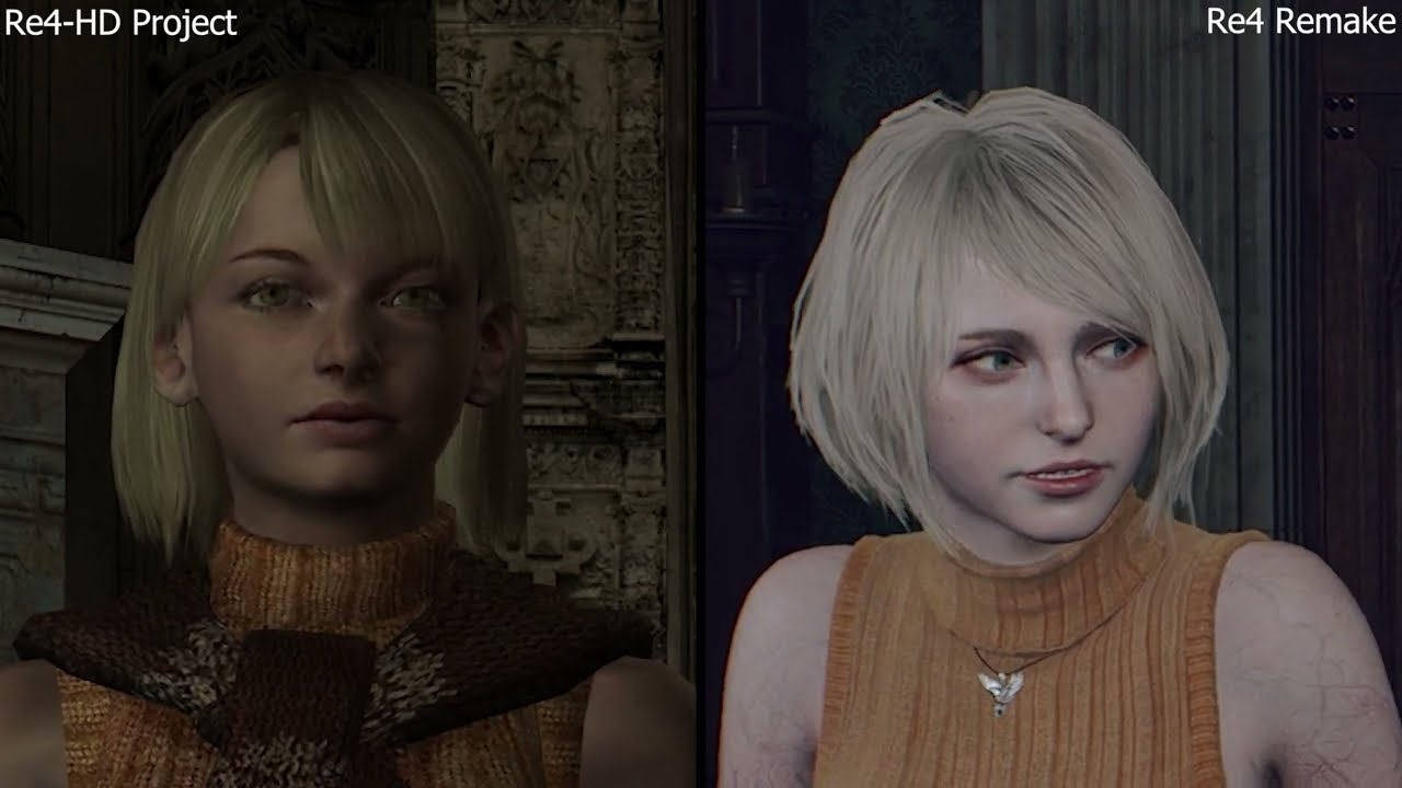 Resident Evil 4 HD Project Vs Resident Evil 4 Remake | Comparison