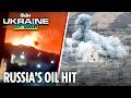 Ukrainian long range drones strike Lukoil refinery deep inside Russia