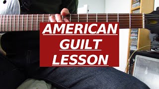American Guilt - Ruban Nielson (Unknown Mortal Orchestra Riff Guitar Lesson)