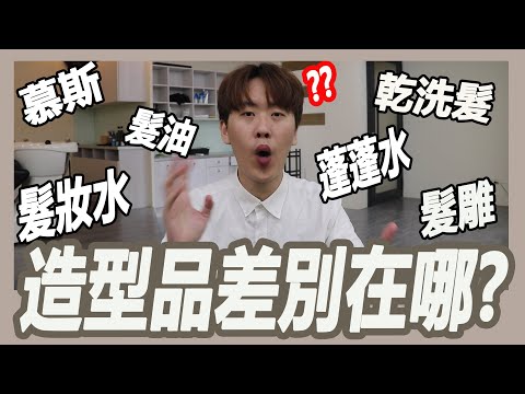 造型品種類那麼多，它們到底差別在哪呢?｜粘阿彬｜揚棄