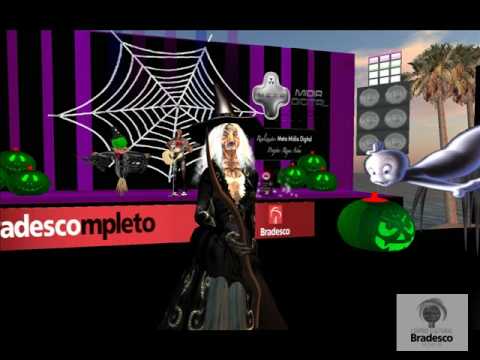 Halloween Ilha Bradesco SL 2008 com shows ao vivo