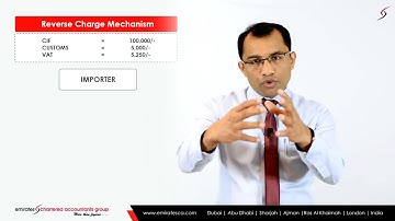 Reverse Charge Mechanism VAT  VAT in UAE  Emiratesca CEO, CA Manu Nair