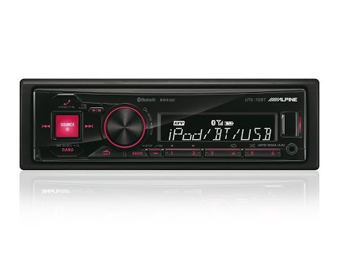 Alpine UTE-72bt и его звуковые настройки
