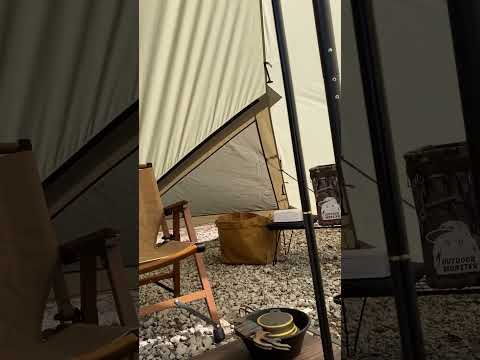 【サイトレイアウト】鎌倉天幕hideout01のデイキャンプスタイル#キャンプ#ソロキャンプ