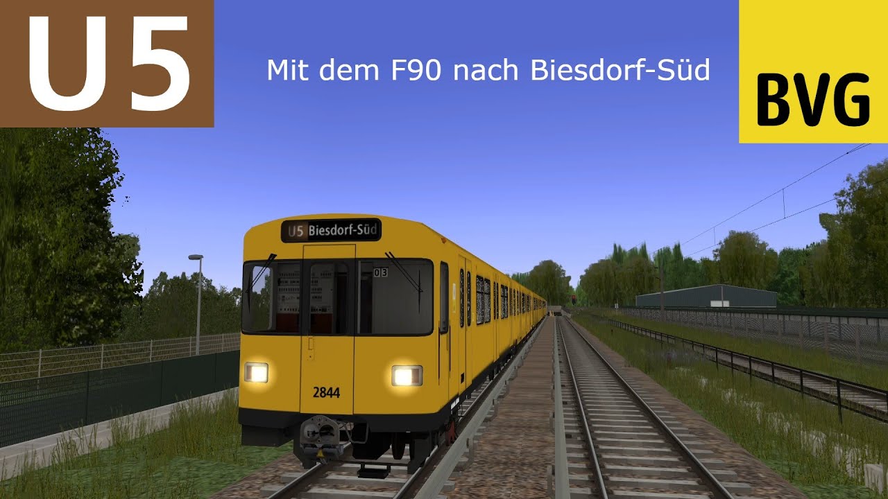 Mit dem F90 ans Tageslicht | U-Bahn Sim Berlin