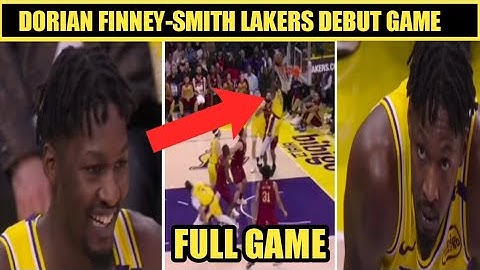 Dorian Finney-Smith Lakers Game Debut