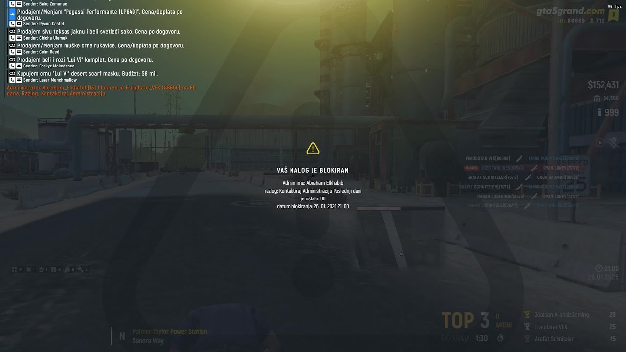 GRAND RP I  🌟 Banned for cheating by Chief Admin 🌟  I  Noah Fraud / Fraudstar VFX