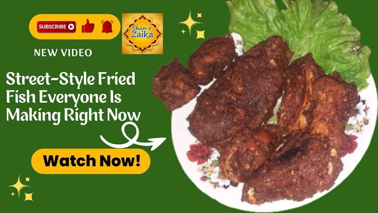 Street Style Fried Fish Everyone Is Making Right - YouTube