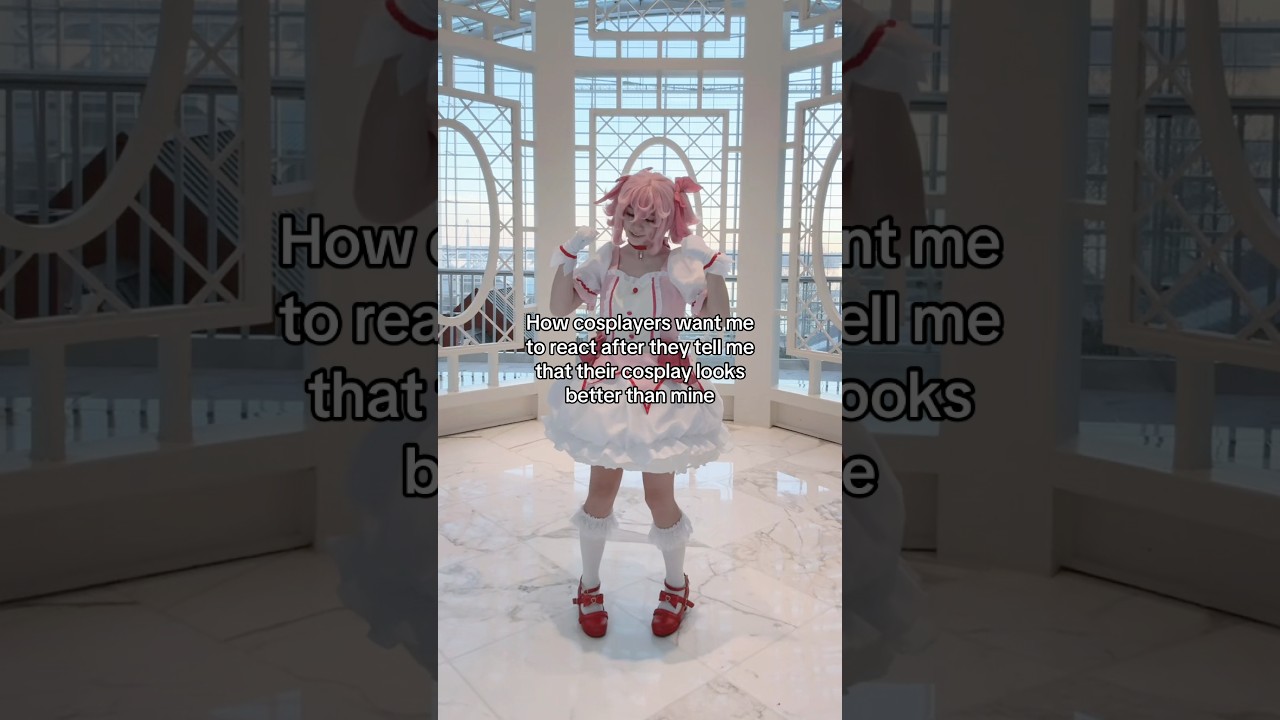 Attempting to “out mog” me as if I don’t already know I’m gorgeous 🤭 #cosplay #cosplayer #madoka