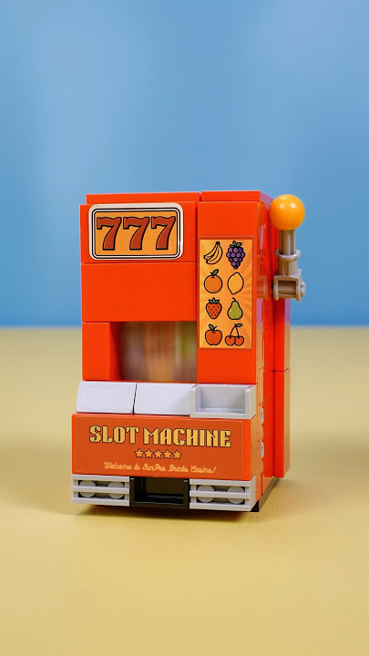 Building a LEGO slot machine! #lego #legomoc #fidget #slotmachine