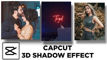 How To Create 3D Shadow Effect In Video Background | Capcut Tutorial | How To Make Shadow In Video