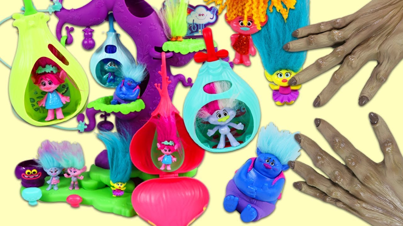  DreamWorks Trolls POD'ular Troll Tree : Toys & Games