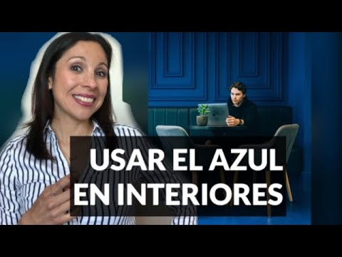 Video: Papel tapiz azul en el interior. Combinaciones de colores. Cortinas para papel tapiz azul