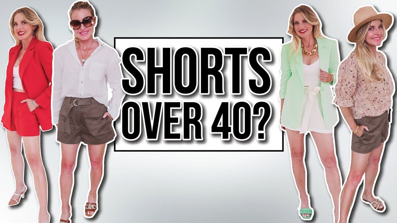 Video Chat & OOTD) Classic Fashion Over 40/Feminine Shorts Outfit