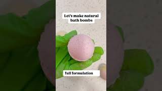 DIY All Natural Bath Bomb