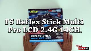 FS Reflex Stick Multi Pro LCD 2.4G 14CH - Knüppelsender - Was ist bei - Einstellungen , Binden