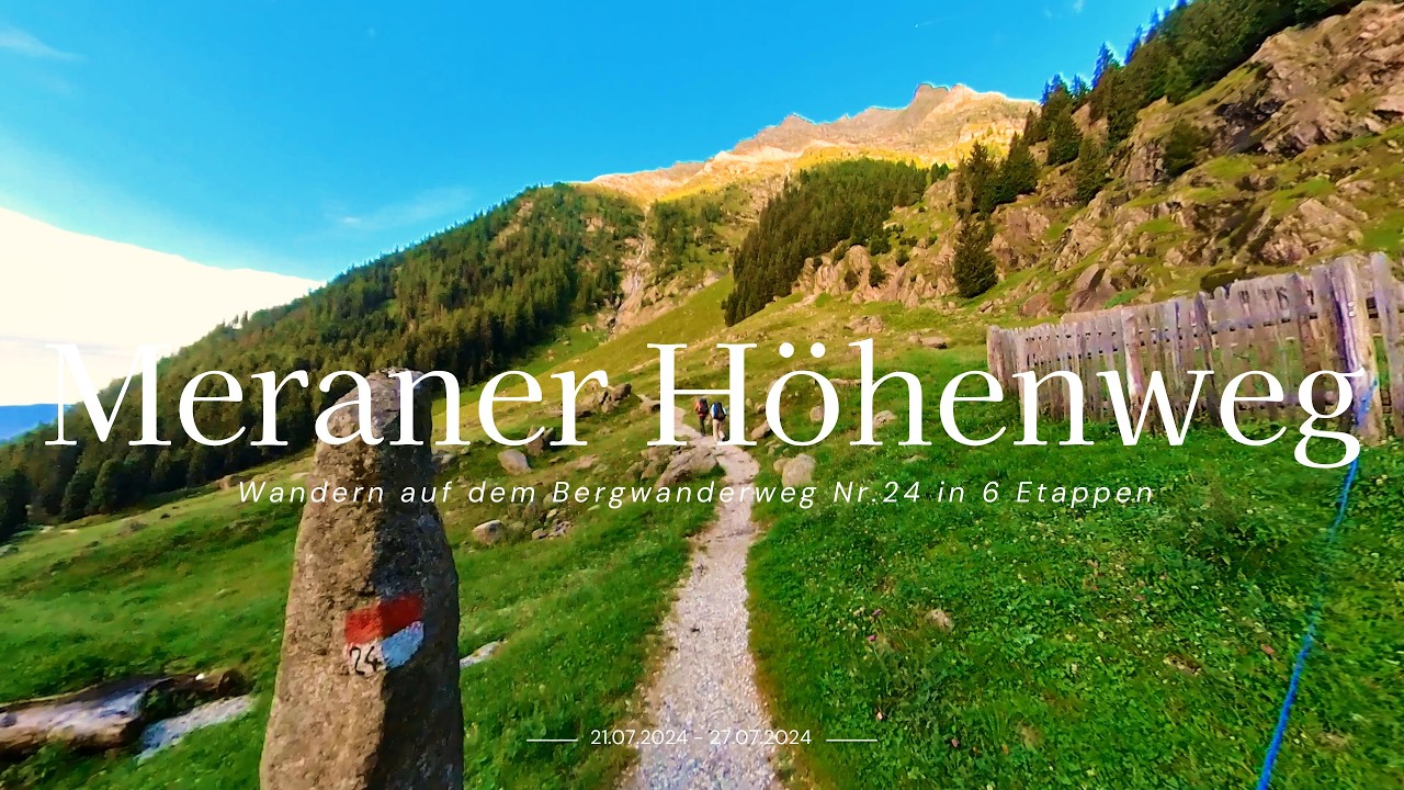 Meraner Höhenweg Etappe 1 Schutzhütte Nasereit  - Untervernatschhof