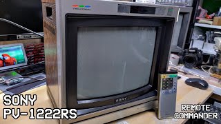 Sony Trinitron KV-1222RS: Tour, test and tune of this 1984 12
