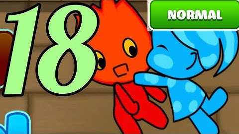 Redboy and Bluegirl Level 18 In Light Temp Maze Android Walkthrough