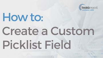 Create a Custom Picklist Field