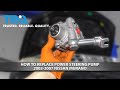 How to Replace Power Steering Pump 2003-2007 Nissan Murano