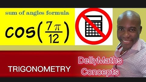 Trigonometry : Finding Exact Values  Without A Calculator #dellymathsconcepts #addmathform5 #cape