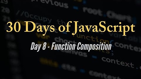 30 days of JavaScript - Function Composition