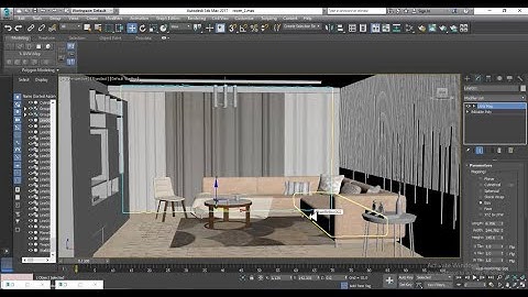 3DsMax Tutorials, Tutorial on 3D Modeling, Texturing & Lighting a Drawing Hall in 3dsmax  Part 9
