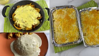 ٣ انواع مختلفة للبطاطس علي طريقة المطاعم ? chilli fries مع صوص الجبنة,mashed potato ,shepherd’s pie