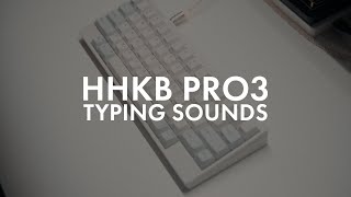 HHKB Professional Classic Typing Sounds ASMR (THOCKY)