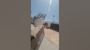 The fastest Amazon delivery driver does it  quick! #shorts