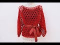 Blusa de mujer  a crochet o ganchillo para fiesta Majovel muy fácil y rápido #crochet #ganchillo