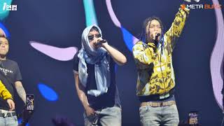 [4K] Chin, 수퍼비 (SUPERBEE), CK UNEDUCATED KID - 사임쌓임 @ METABUMZ HIPHOP FESTIVAL