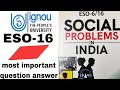 IGNOU ESO-16 IMPORTANT QUESTION ANSWER // PREVIOUS YEAR QUESTION PAPER//IGNOU GUESS PAPERS