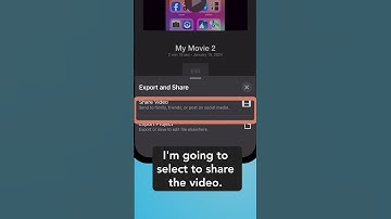 UPDATED!! Save or export movie project in iMovie on your iPhone or iPad