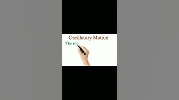 Define oscillatory Motion | Oscillation | #Shorts