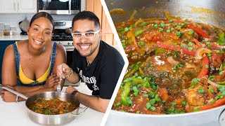 How To Make Trini Stew Fish | Foodie Nation