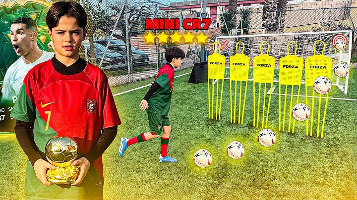 QUANTO È FORTE IL PALLONE D’ORO DEI BAMBINI MINI RONALDO!? *Fenomeno🤯🏆🎯
