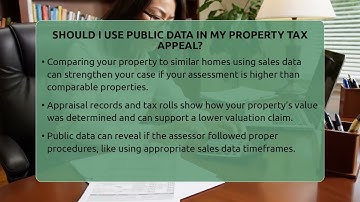 Should I Use Public Data In My Property Tax Appeal? - Property Taxes Uncovered