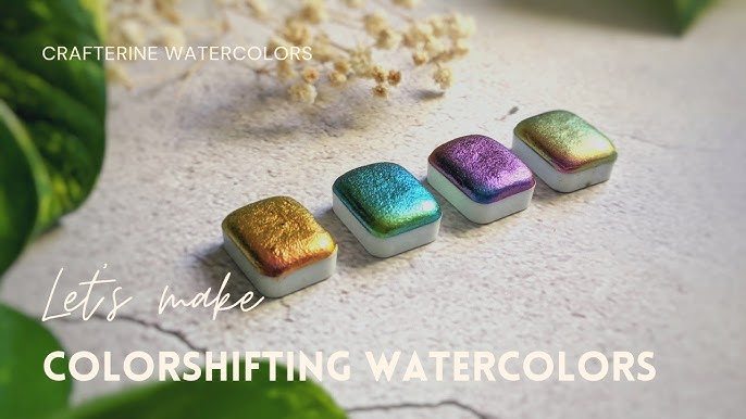 Pin on Handmade metallic shimmer watercolor paint