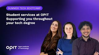 Student services at OPIT | Supporting you throughout your tech degree