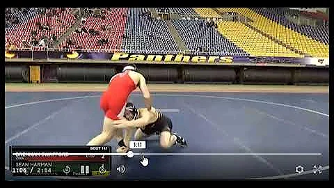 2021 UNI Open, Brennan Swafford of Iowa vs  Sean H...