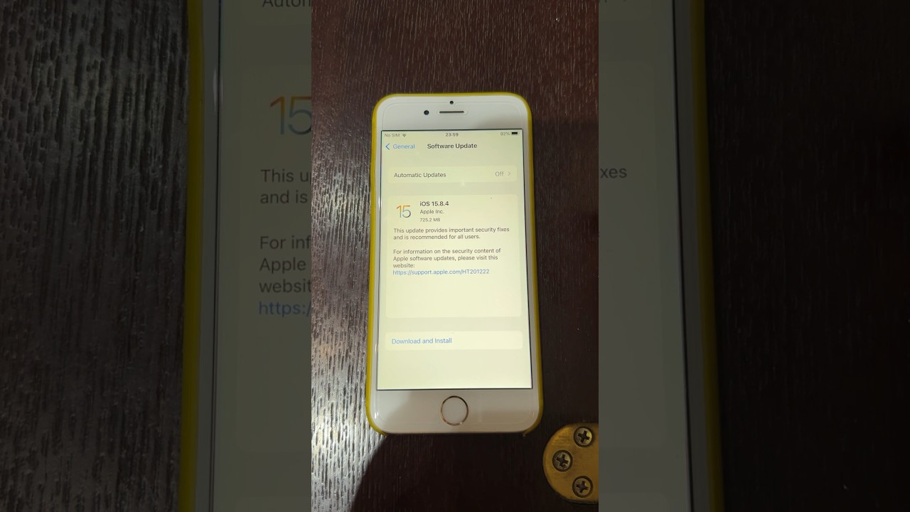 iOS 15.8.4 on iPhone 6s #shorts #ios15 #iphone6s