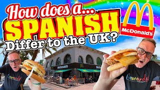 How does a Spanish McDonalds in Tenerife Differ to The UK?