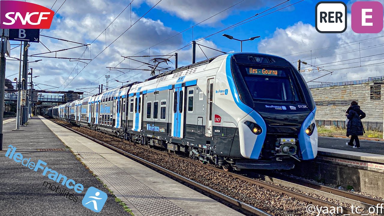 LA MISE EN SERVICE DU RER NG ( Z58000) SUR LA LIGNE E DU RER. - YouTube