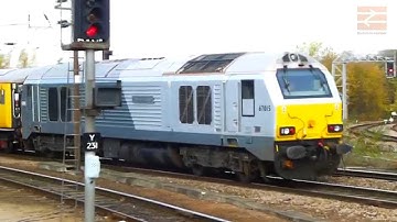 Incidental Spotting: Class 67 (67003) Arriva (67015) Chiltern Mainline, York, 16th November, 2013