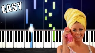 Aqua - Barbie Girl - EASY Piano Tutorial by PlutaX