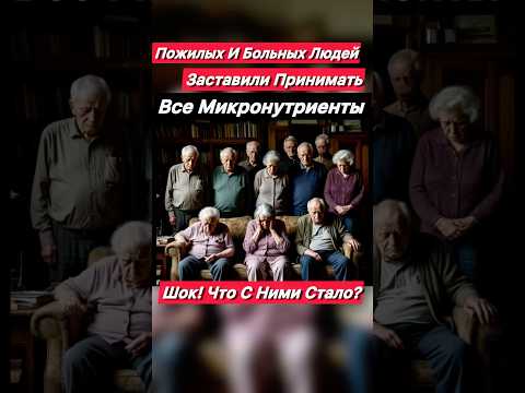 Секрет долголетия? Ученые дали 10 000 пожилых людей все необходимые питательные вещества.